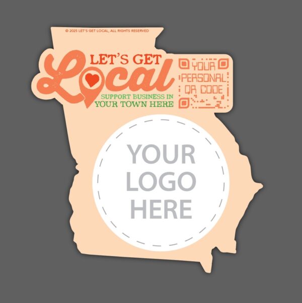 Let's Get Local - 50 Business Logo Decals Reorder